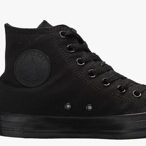 Black Chuck Taylor’s
Converse